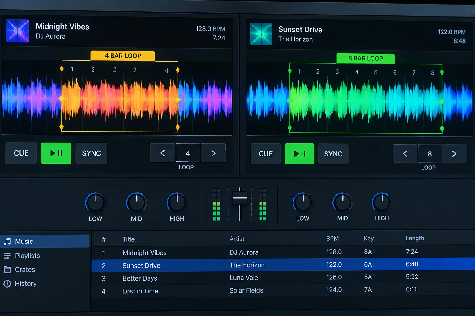 One Track Needed Two Different Loop Roles