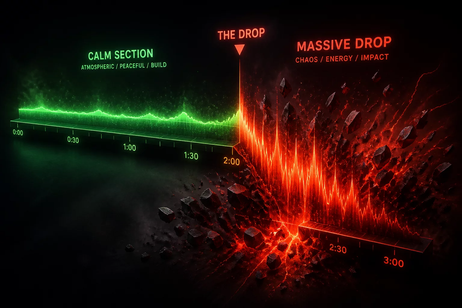 Finding loop cue outside the drop